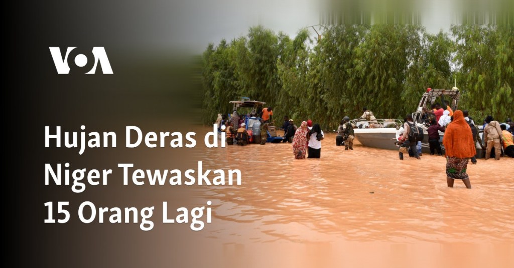 Hujan Deras di Niger Tewaskan 15 Orang Lagi