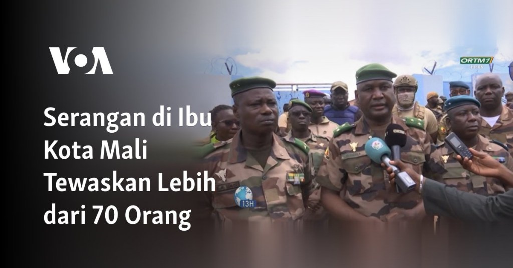 Serangan di Ibu Kota Mali Tewaskan Lebih dari 70 Orang 